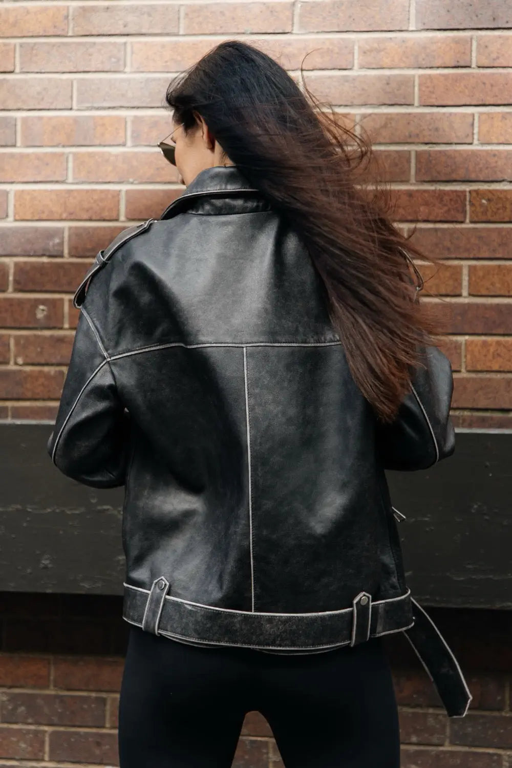 Daniela Vintage Leather Jacket Spellezo