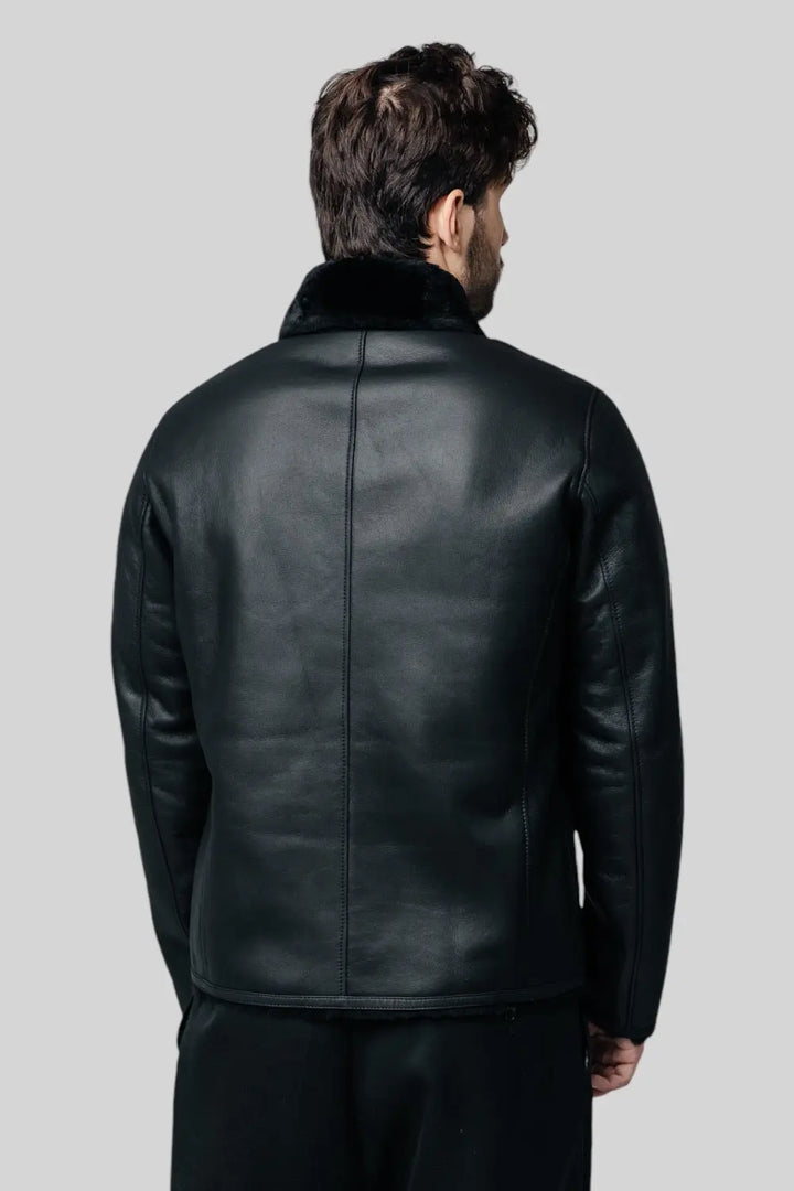 Armand Sheepskin Leather Jacket Spellezo