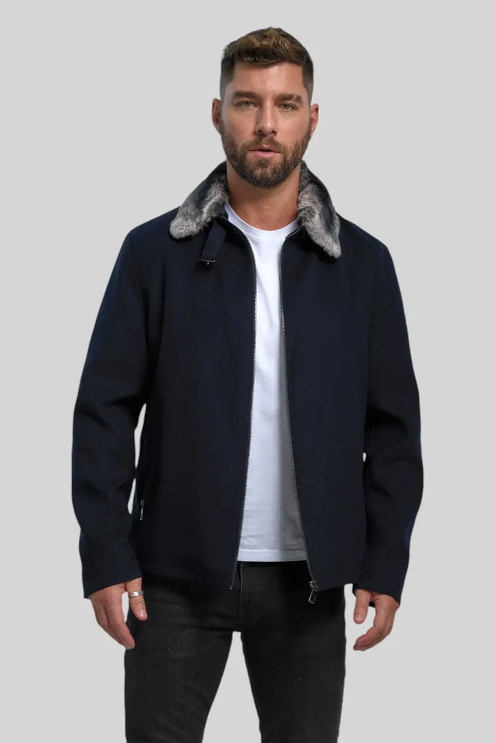 Vincenzo Coat with Shearling Lining Spellezo