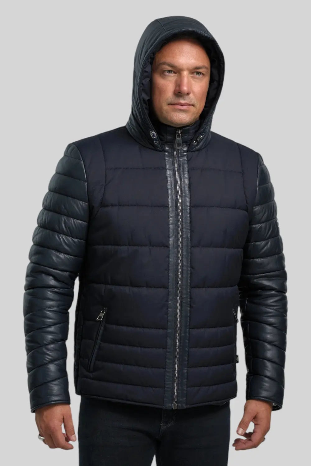 Francesco Leather Parka Spellezo