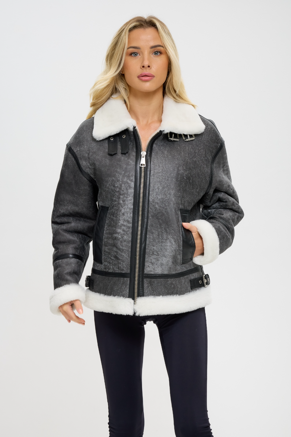 Elise Sheepskin B-3 Jacket