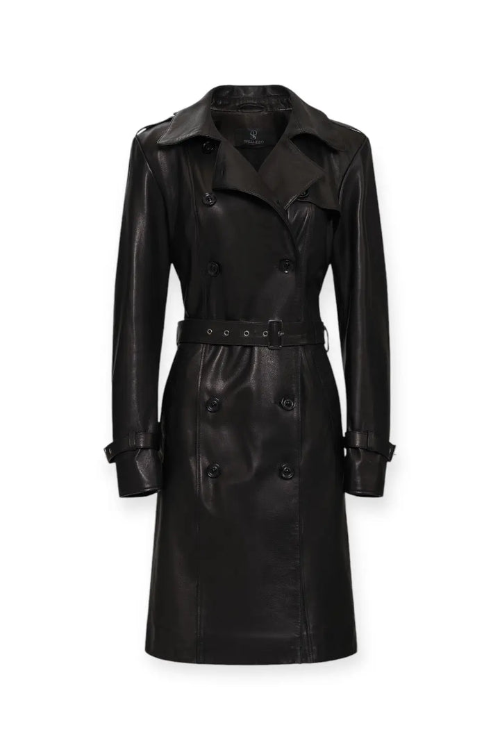 Juliette Nappa Leather Coat Spellezo