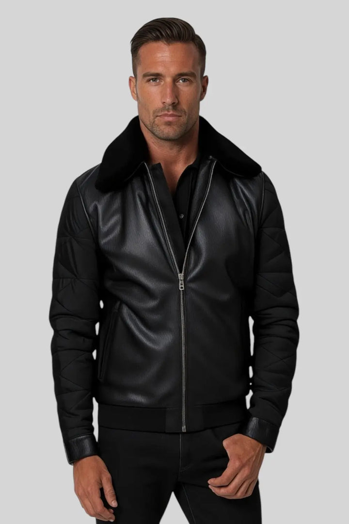 Fabrizio Leather Jacket Spellezo