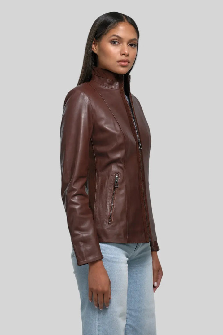 Teresa Leather Jacket Spellezo