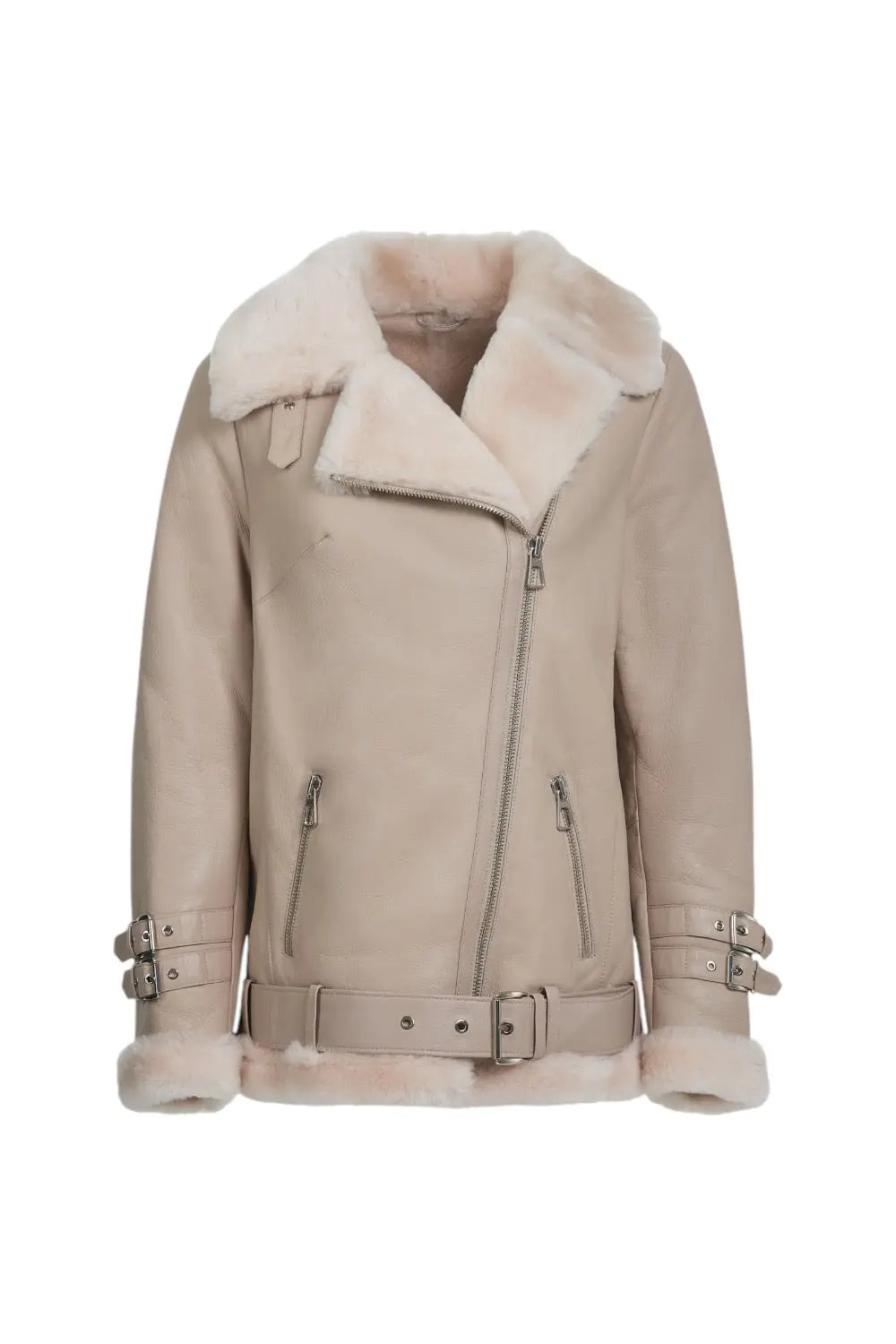 Serena Shearling B-3 Jacket Spellezo