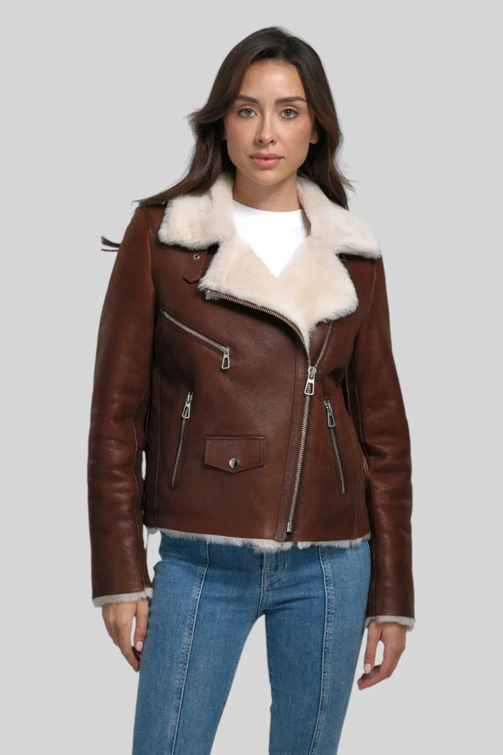 Luisa Sheepskin Jacket Spellezo