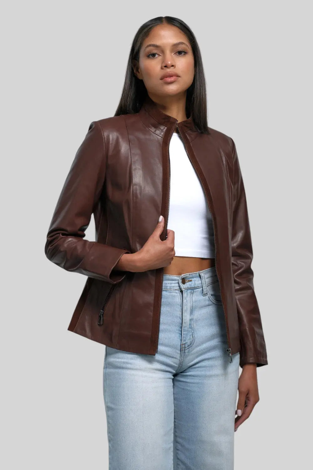 Teresa Leather Jacket Spellezo