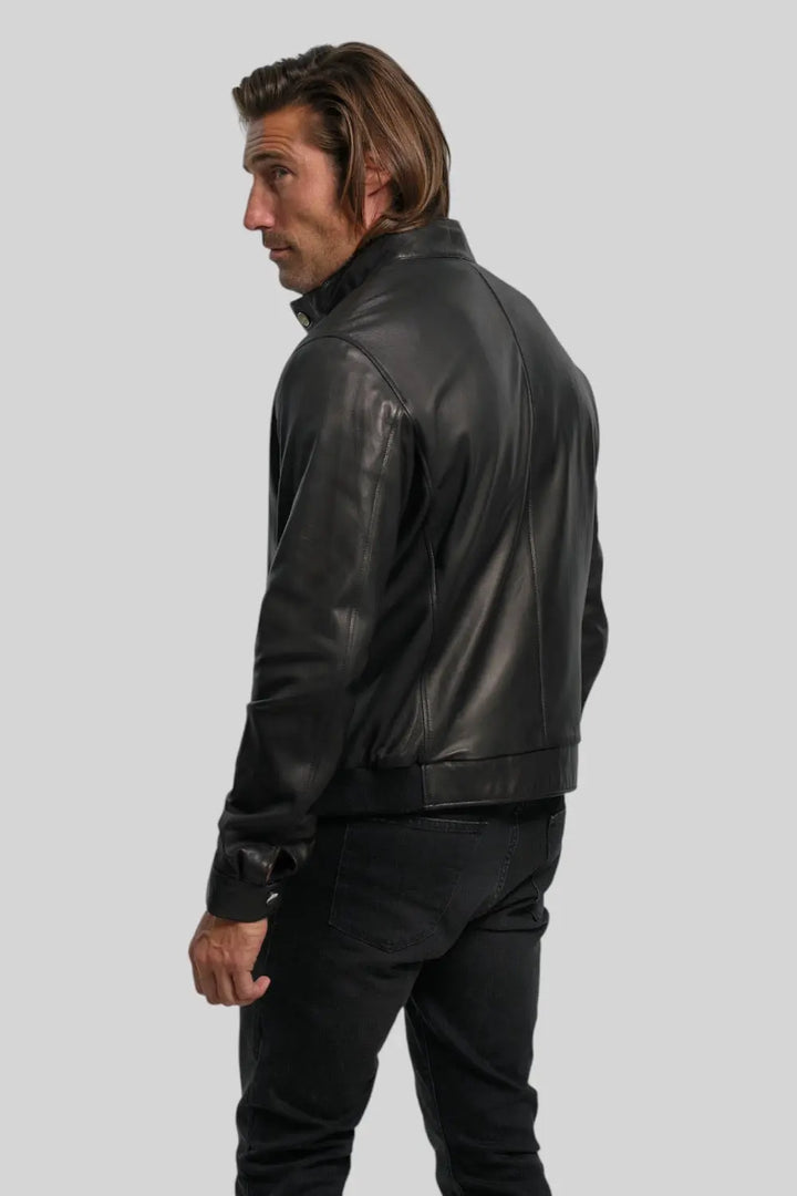 Pietro Leather Utility Jacket Spellezo