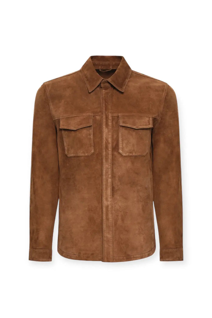 Mario Suede Leather Jacket Spellezo