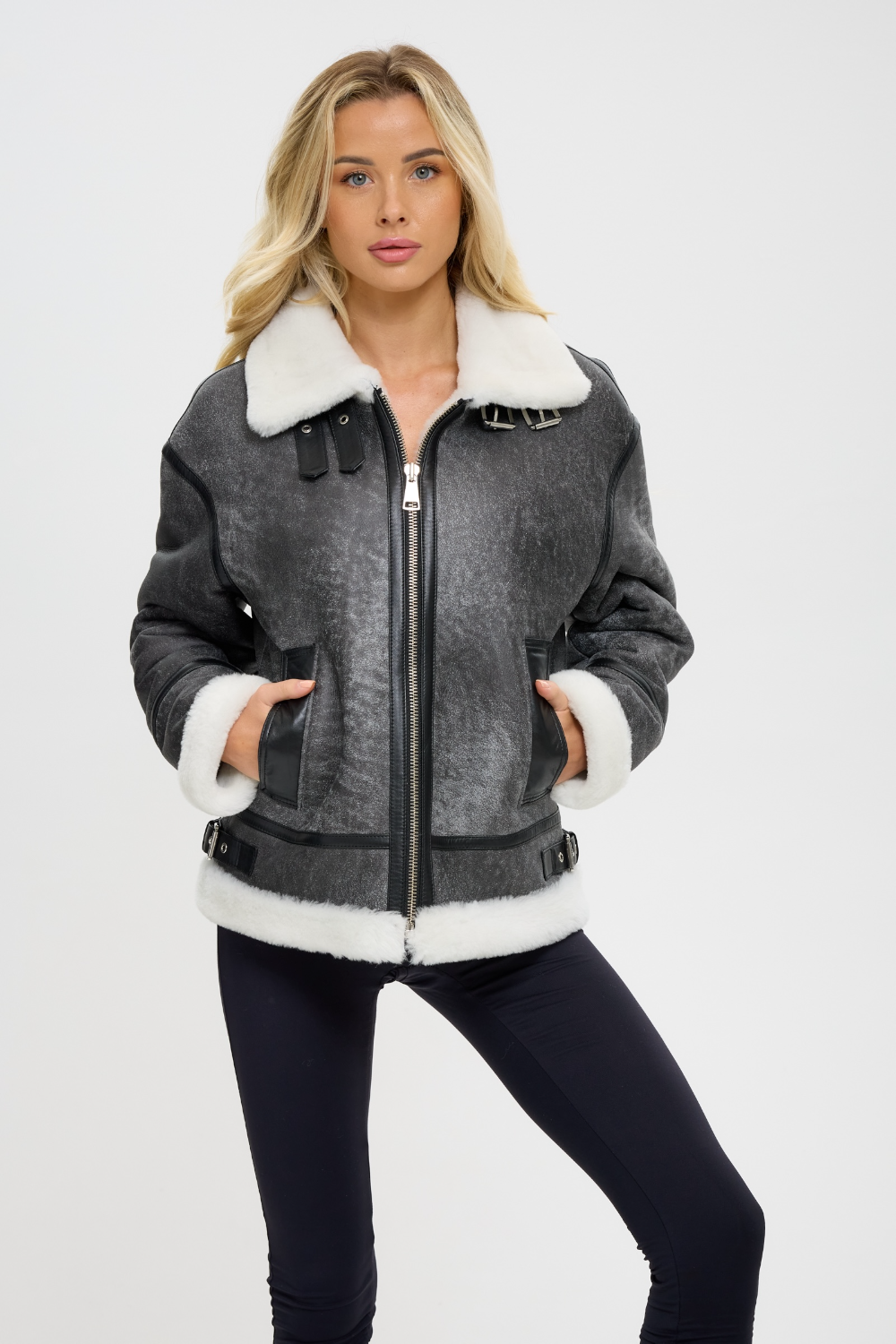 Elise Sheepskin B-3 Jacket