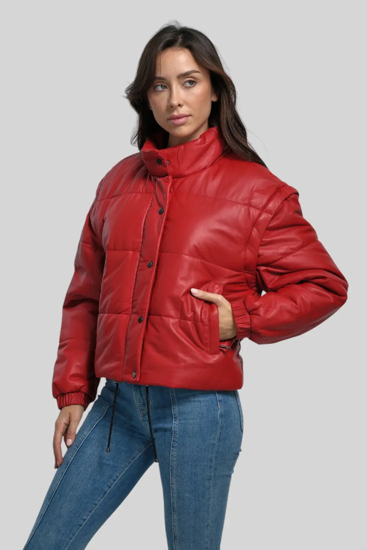 Ludovica Classic Leather Bomber Spellezo