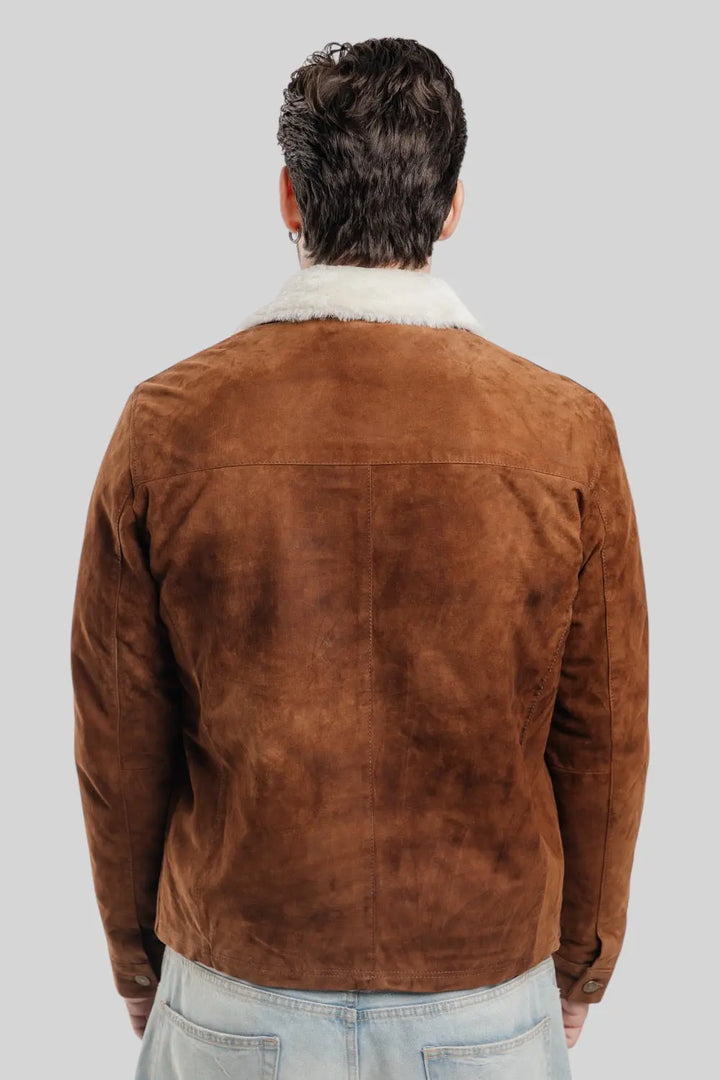 Juliano Suede Sheepskin Jacket Spellezo