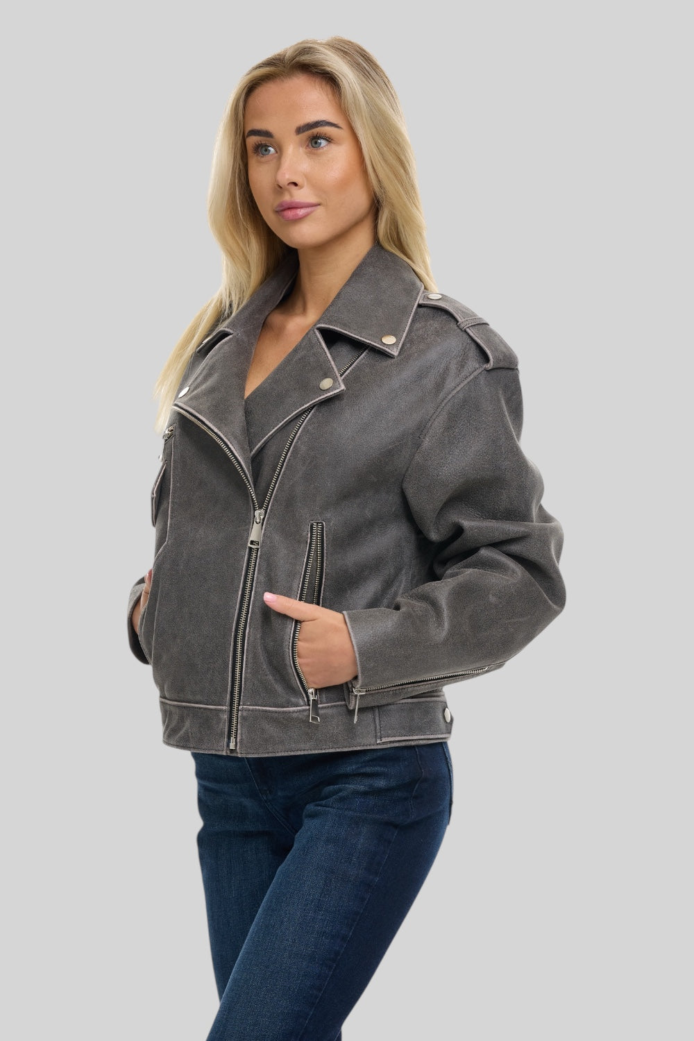 Gaia Leather Jacket