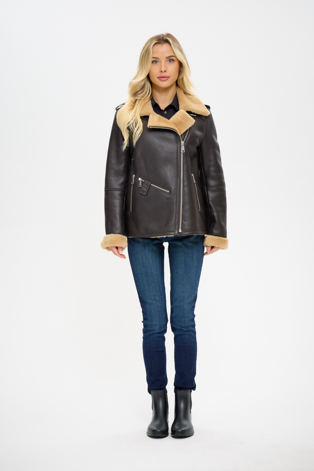 Ava Sheepskin B-3 Jacket