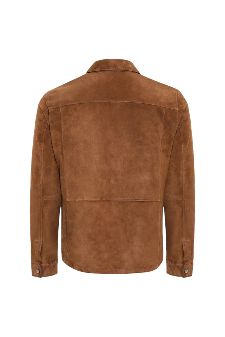 Mario Suede Leather Jacket Spellezo