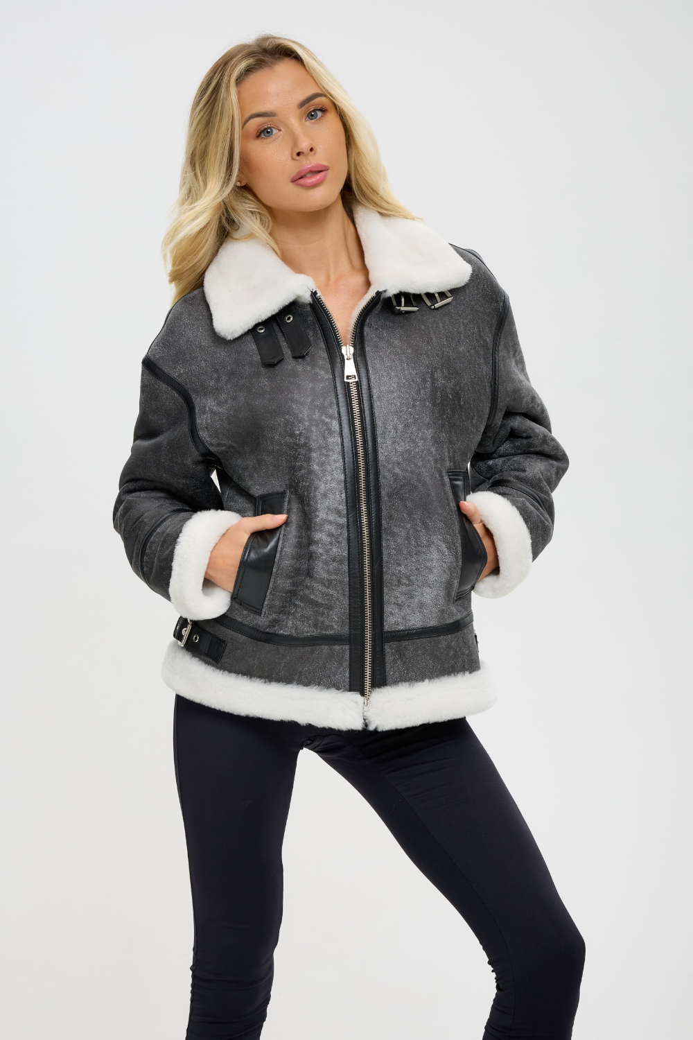 Elise Sheepskin B-3 Jacket
