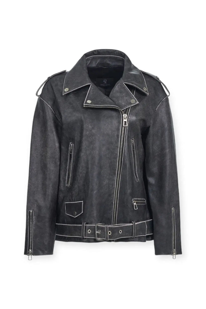 Cecilia Vintage Leather Jacket Spellezo