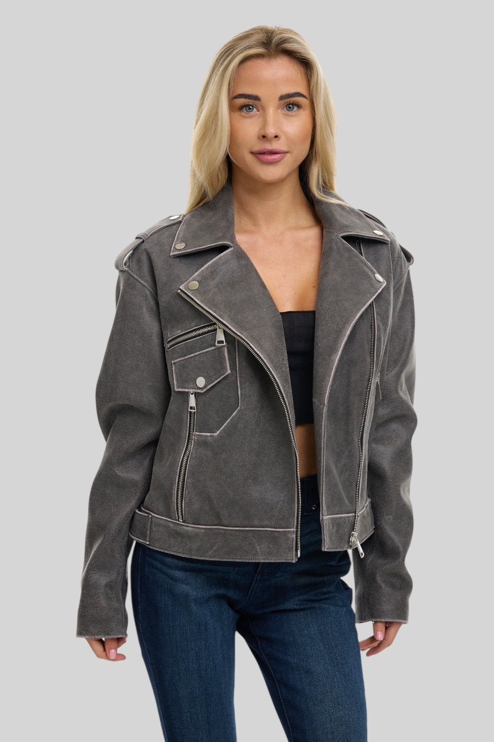 Gaia Leather Jacket