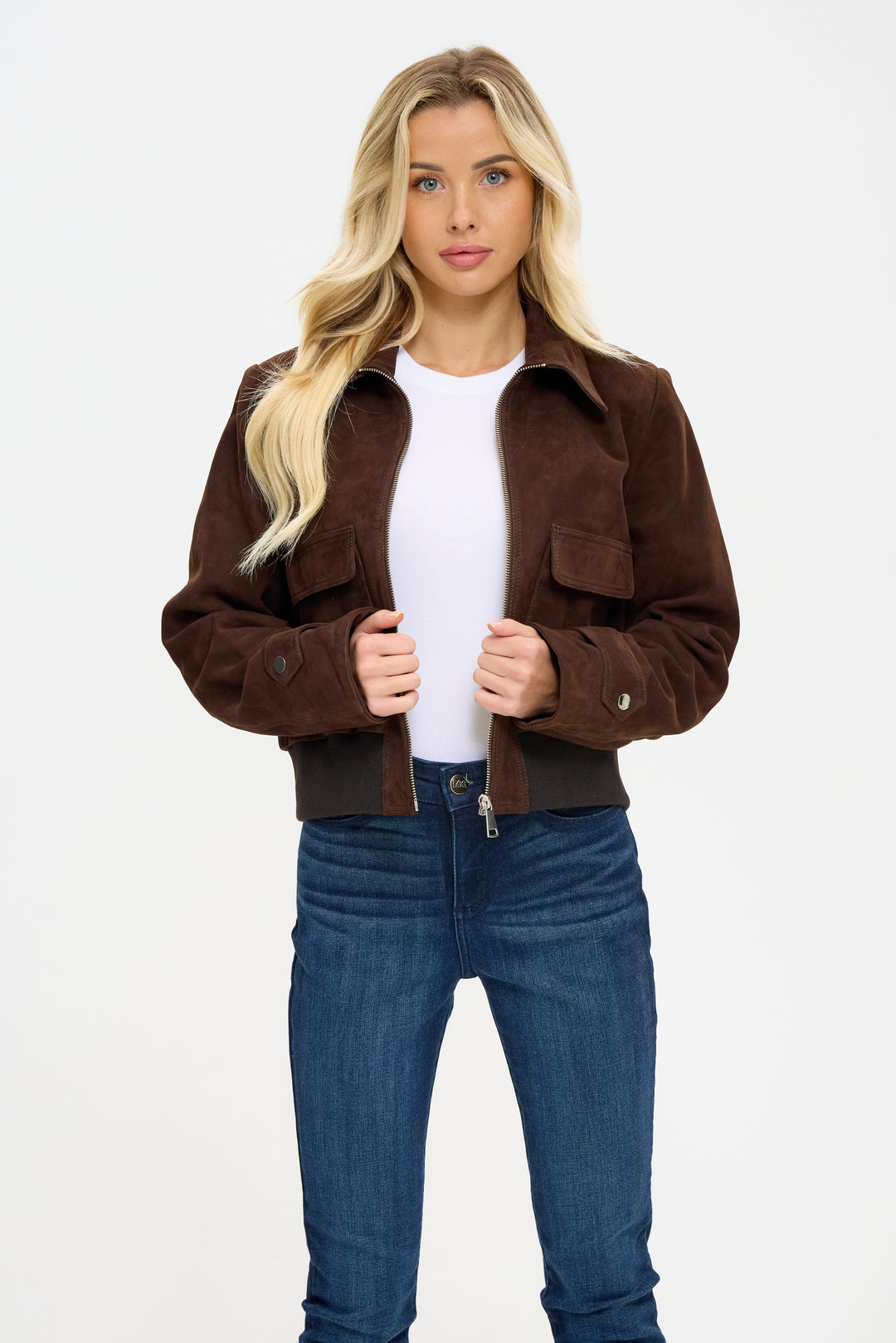 Estela Suede Women Jacket