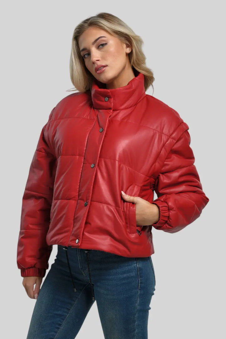 Ludovica Classic Leather Bomber Spellezo