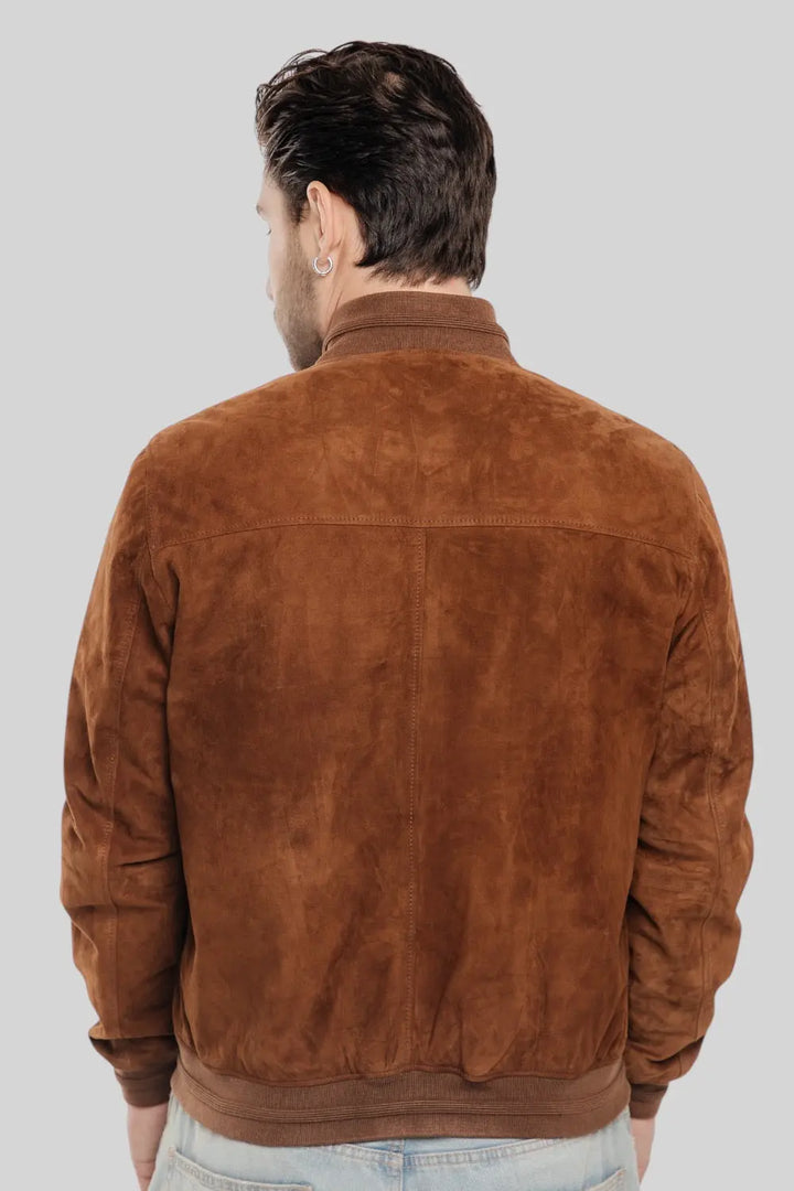 Breno Suede Leather Jacket Spellezo