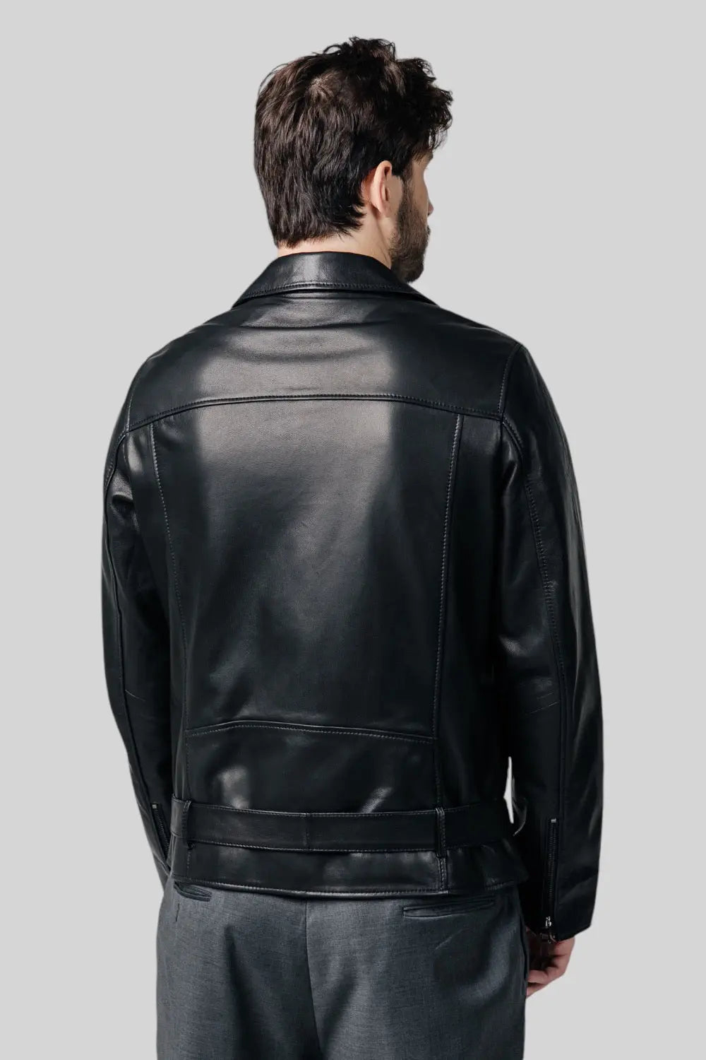 Arturo Leather Moto Jacket Spellezo