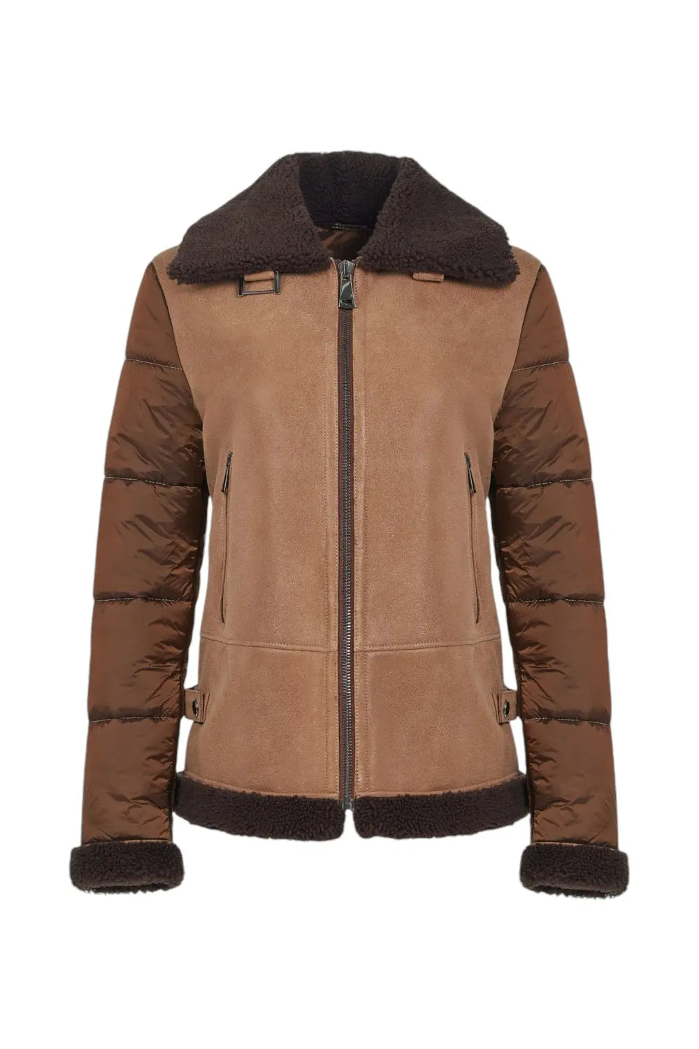 Martina Sheepskin B-3 Bomber Jacket Spellezo