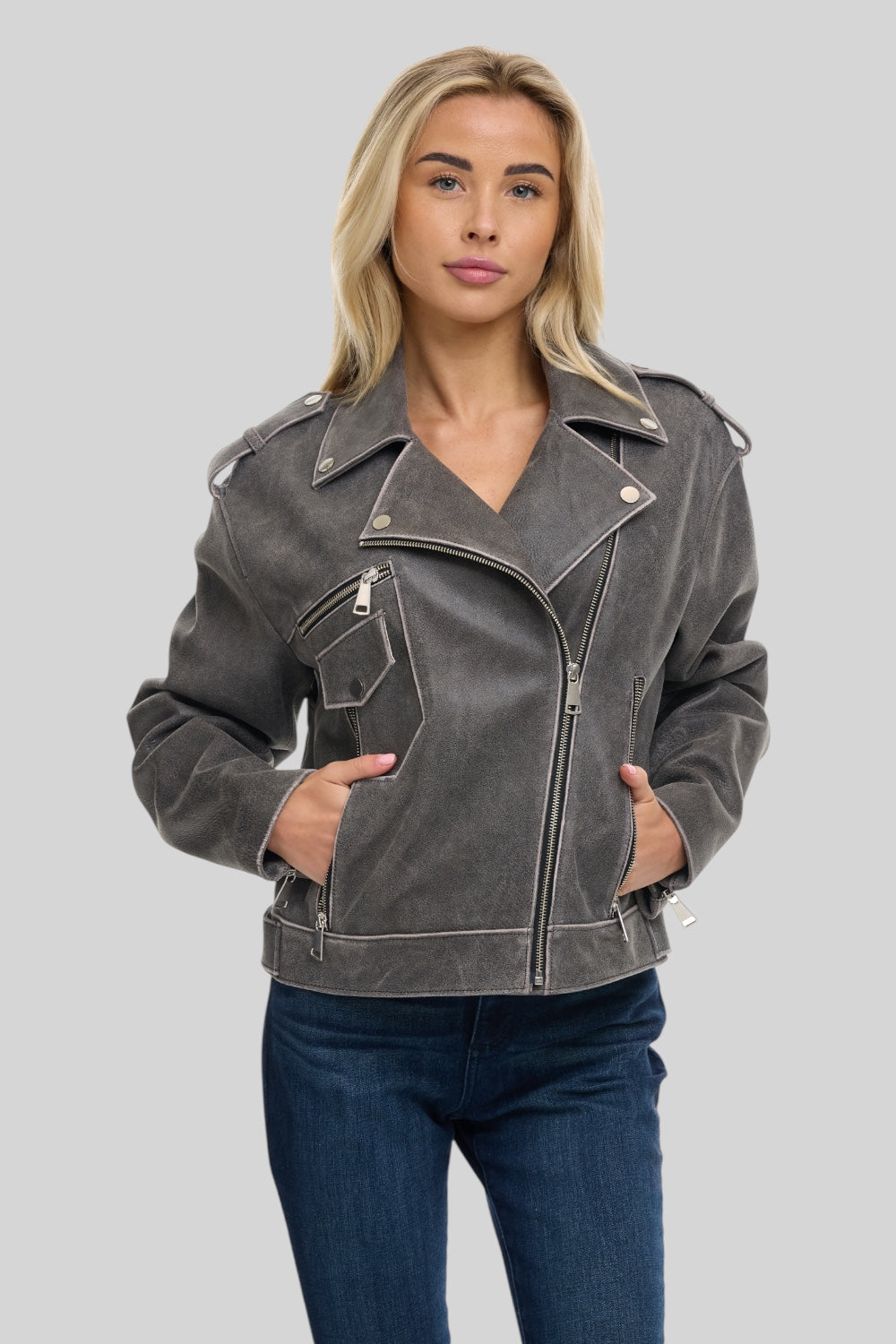 Gaia Leather Jacket