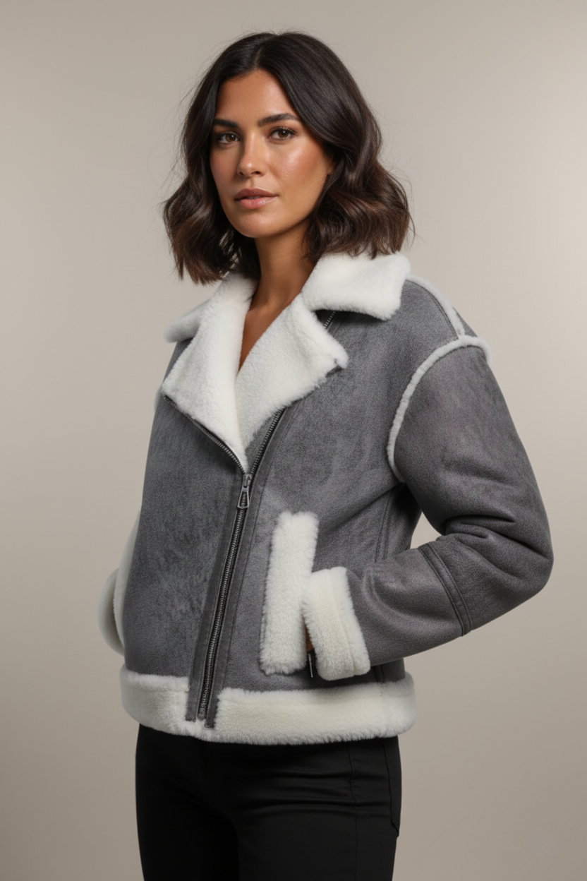 Claudia Vintage Sheepskin Jacket