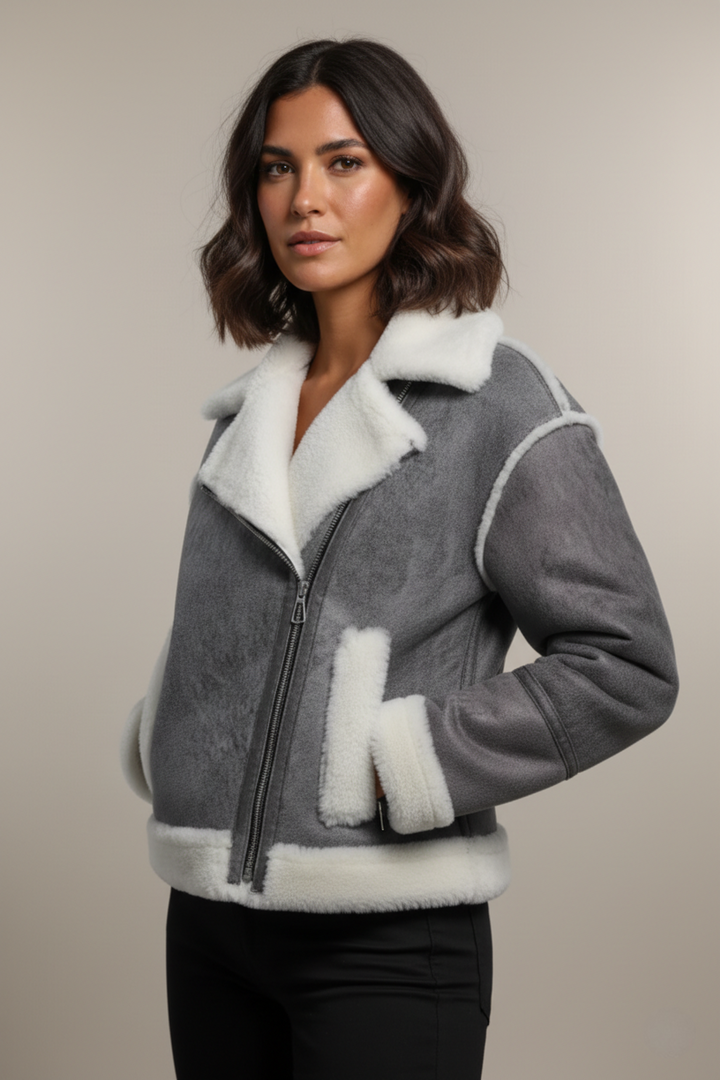 Claudia Vintage Sheepskin Jacket