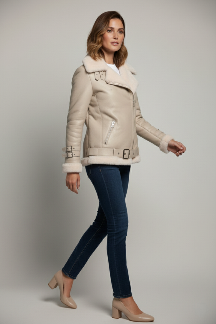Serena Shearling B-3 Jacket