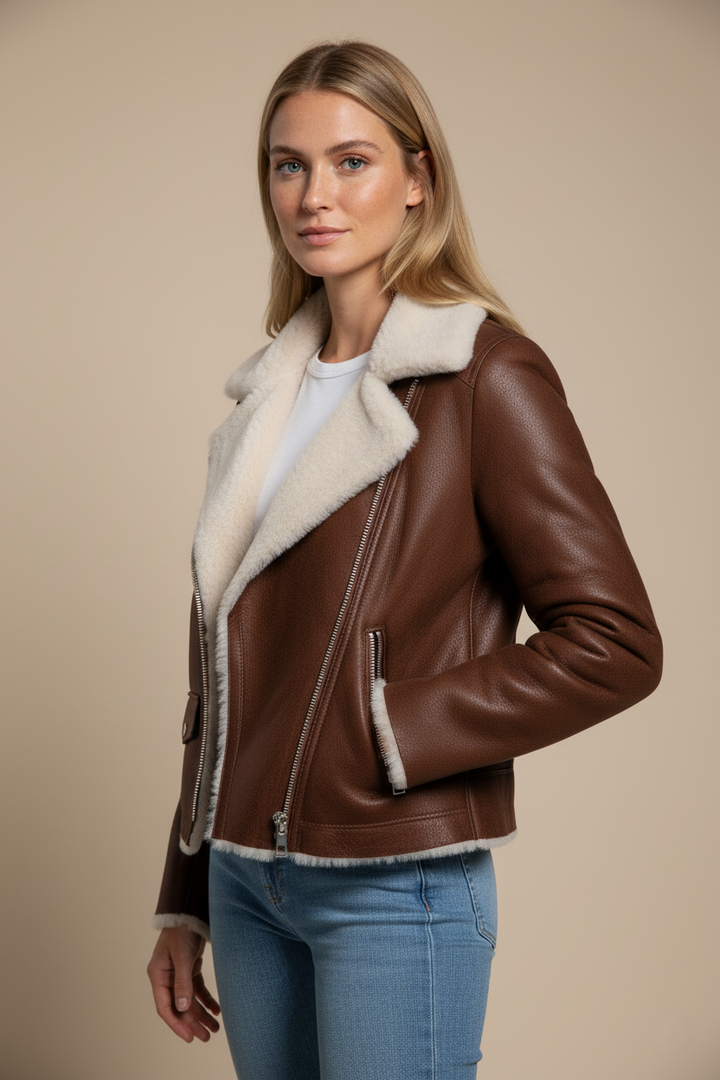 Luisa Sheepskin Jacket
