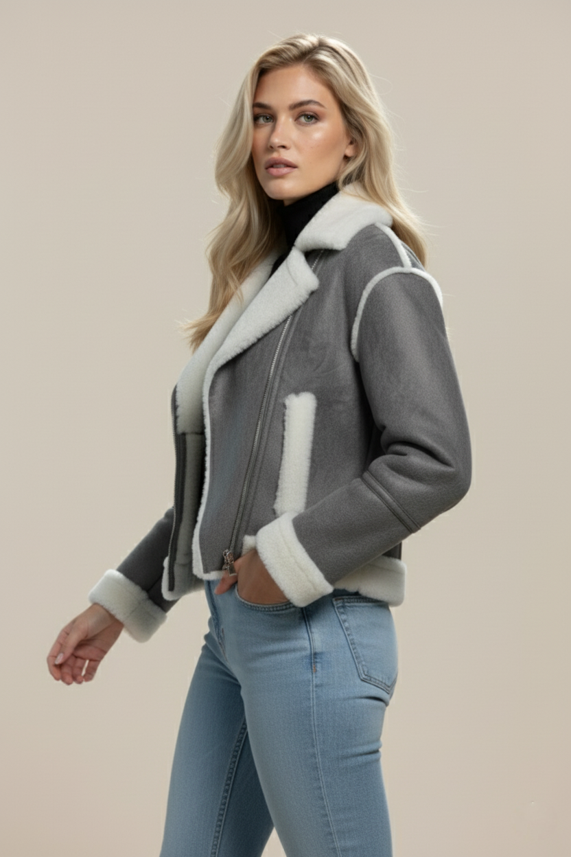 Claudia Vintage Sheepskin Jacket