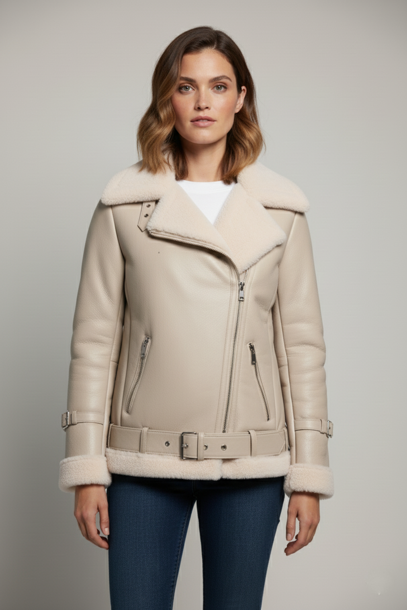 Serena Shearling B-3 Jacket