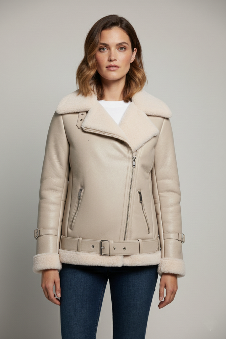 Serena Shearling B-3 Jacket