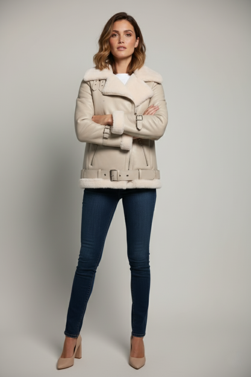 Serena Shearling B-3 Jacket