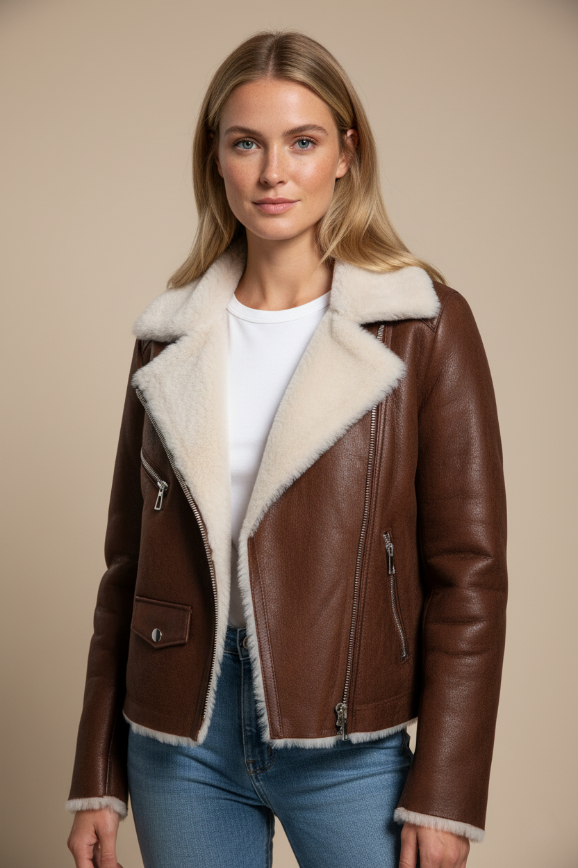 Luisa Sheepskin Jacket