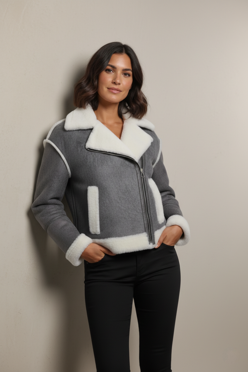 Claudia Vintage Sheepskin Jacket