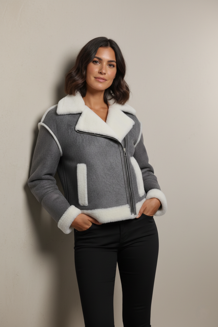Claudia Vintage Sheepskin Jacket
