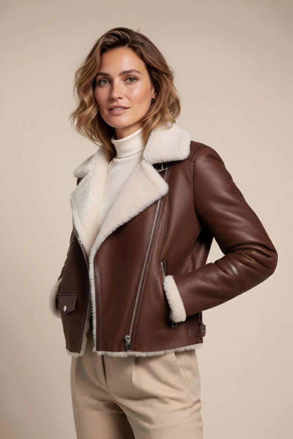 Luisa Sheepskin Jacket