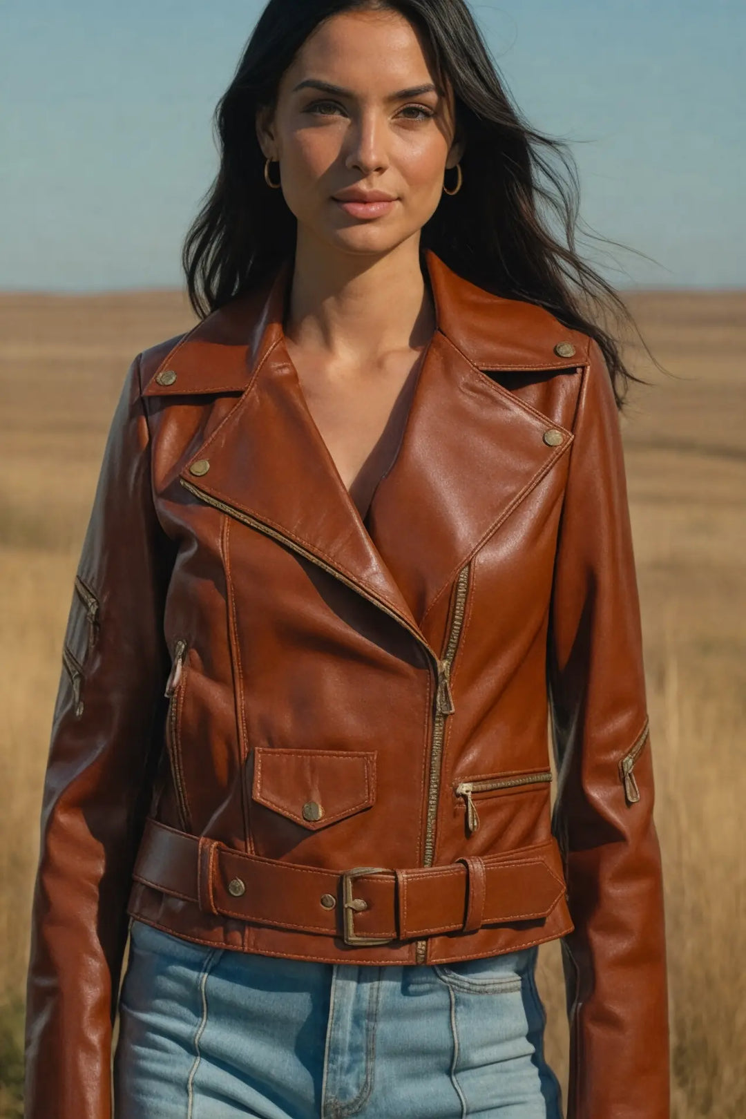 Amélie Leather Rider Jacket Spellezo