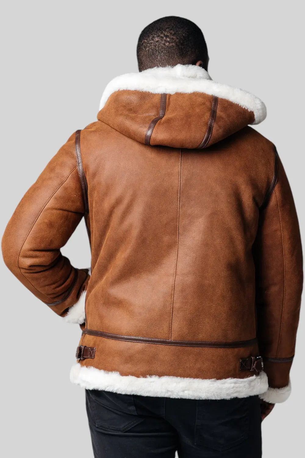 Remo Hooded Sheepskin Jacket Spellezo