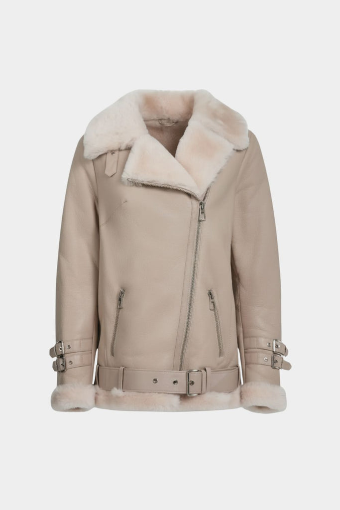Serena Shearling B-3 Jacket