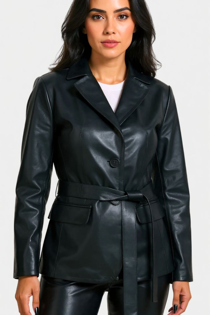 Léa Classic Leather Jacket