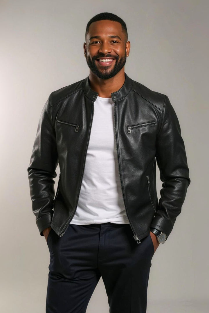 Filippo Quilted Leather Jacket