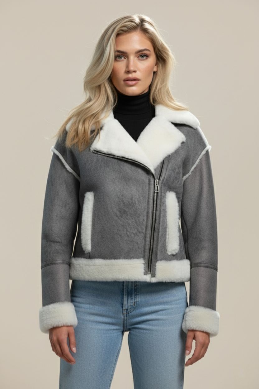 Claudia Vintage Sheepskin Jacket