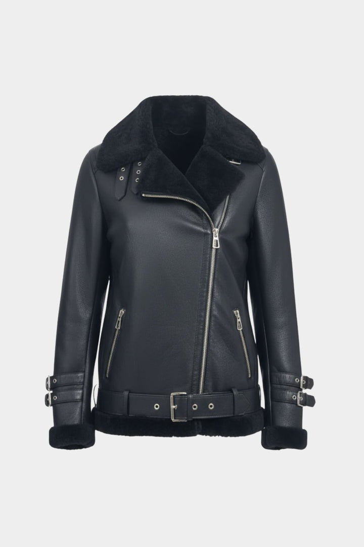 Giulia Sheepskin B-3 Jacket
