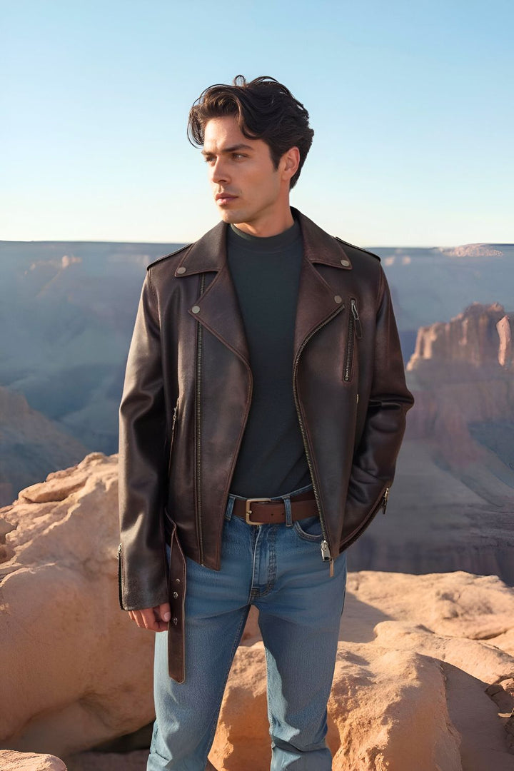 Ercole Vintage Leather Jacket