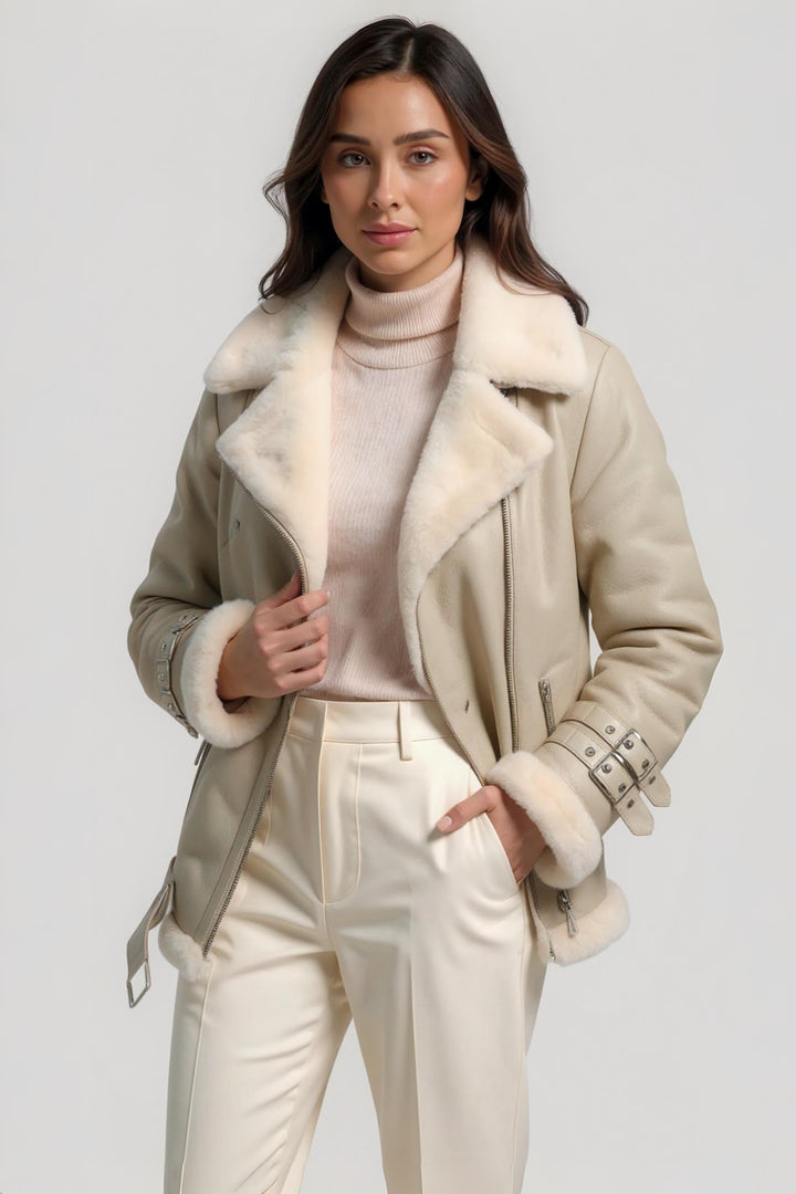 Serena Shearling B-3 Jacket